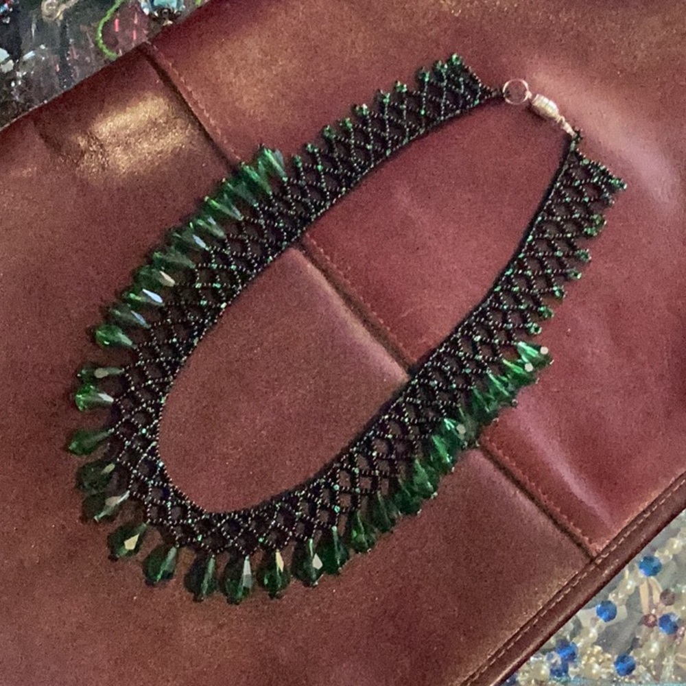 Handmade beaded necklace
